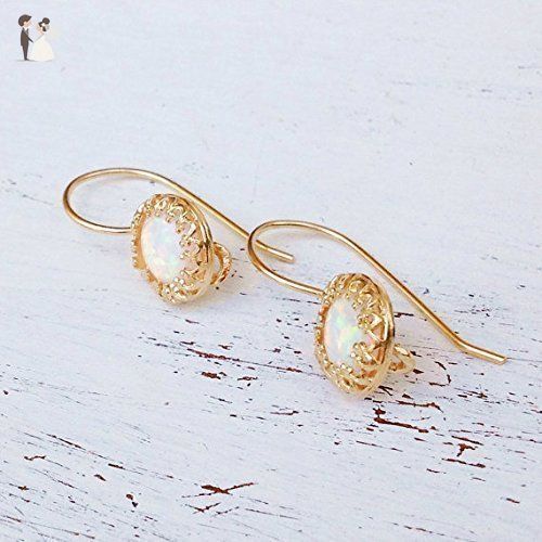 14k Gold Filled White Opal Stone Earrings - Wedding earings (*Amazon Partner-Link) Opal Earrings Dangle, White Opal Earrings, Opal Drop Earrings, Earrings Stone, Gold Filled Earrings, Earrings White, Opal Stone, Opal Earrings, Delicate Earrings