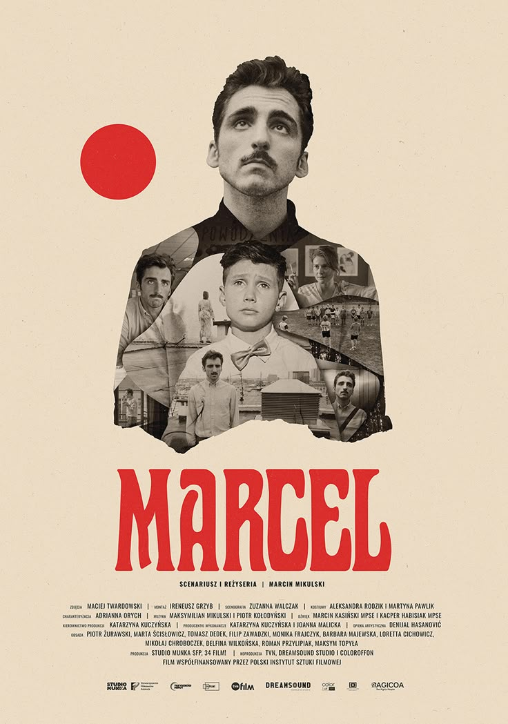 a movie poster for the film marcel