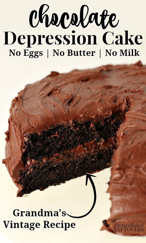 Chocolate Cake With Vinegar Recipe, Easy Simple Ingredient Deserts, Simply Cake Recipes, Amish Baked Goods, Moms Slice Cake, Cheap Desserts Budget, Kathycore Aesthetic, Home Made Chocolate Cake Recipes, Six Inch Cakes