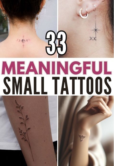 some small tattoos are on the back of women's neck and behind their ear