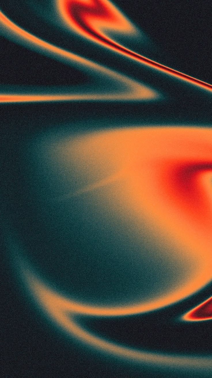 an orange and red swirl is shown in this image