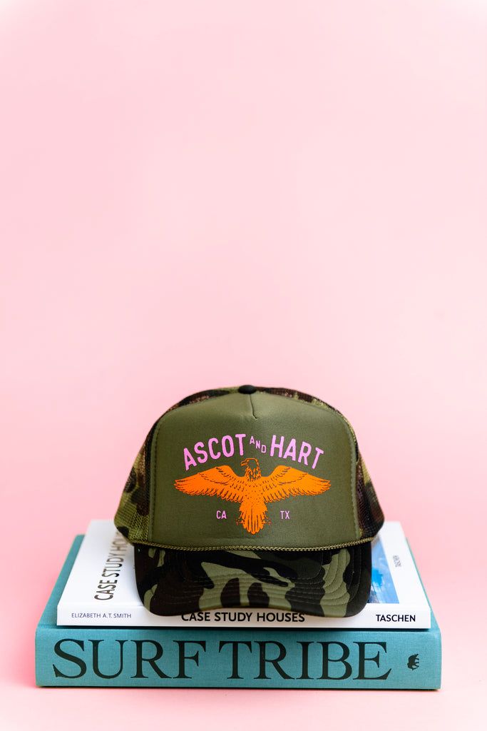 Ascot + Hart Eagle Trucker Bailey Hats, Teal Hat, Hat Base, Vintage Trucker Hats, Eagle Logo, Hat Patches, Vintage Cap, Man Hat, Cute Preppy Outfits