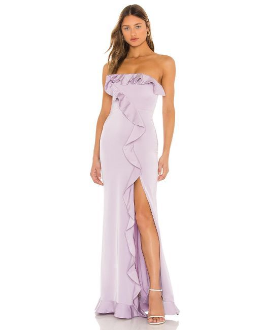 Satin Ruffle Dress, Lavender Dresses, Prom Dress Inspiration, Cute Prom Dresses, Pretty Prom Dresses, Grad Dresses, Lilac Dress, Glam Dresses, Hoco Dresses