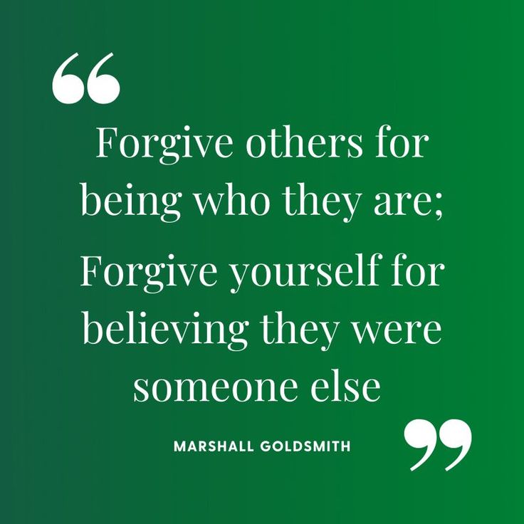 a quote from marshall goldsmith on the topic of'forging others for being who they are '