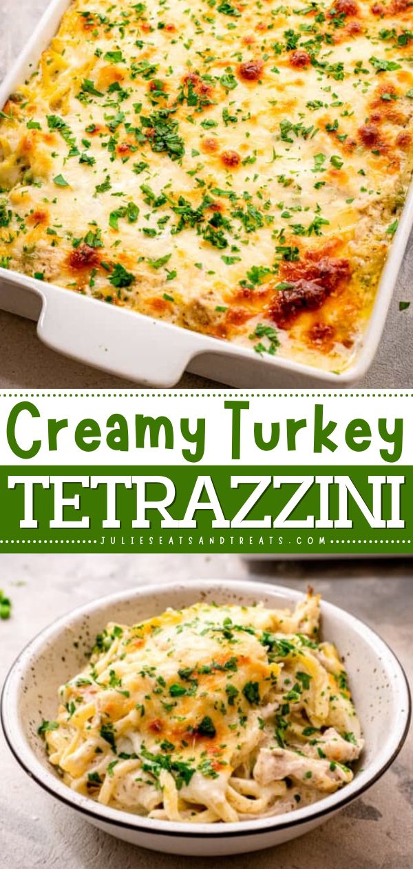 Make use of your leftover turkey and make this Turkey Tetrazzini! This easy dinner recipe for the family is delicious, creamy, and always a hit! Add this to your best comfort food recipes! Diced Turkey Recipes Dinners, Deli Turkey Casserole Recipes, Recipes With Canned Turkey, Turkey Tetrazinni Recipe, Turkey Tetrazzini Recipe Easy Thanksgiving Leftovers, Turkey Lunch Meat Casserole, Can Turkey Recipes, Meals To Make With Turkey Meat, Turkey Tezzarini Recipes