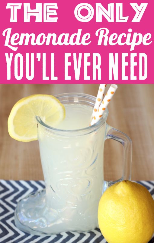 the only lemonade recipe you'll ever need is to make it at home