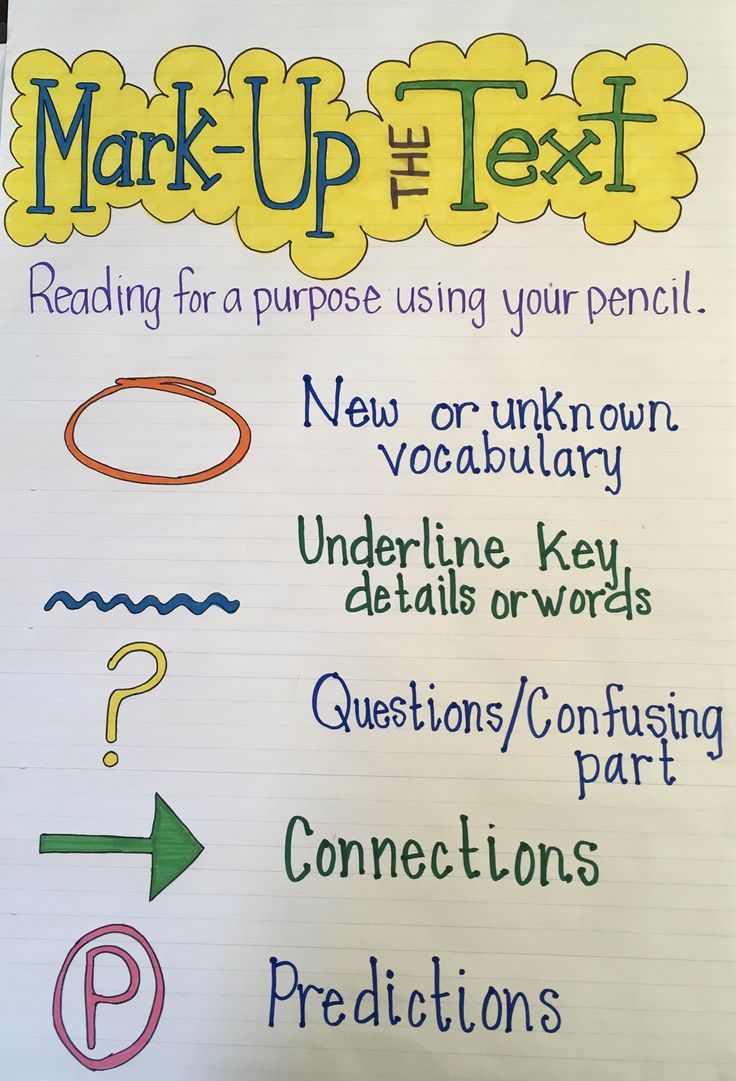 a poster with some writing on it that says, make up the text reading for purpose using your pencil