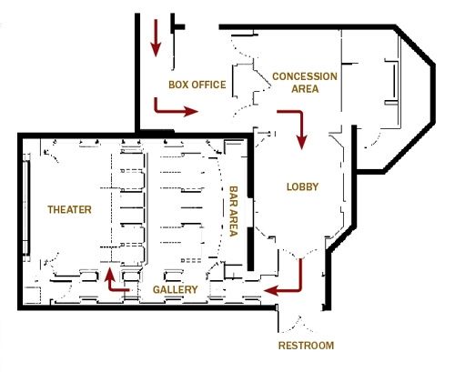 the floor plan for an office building