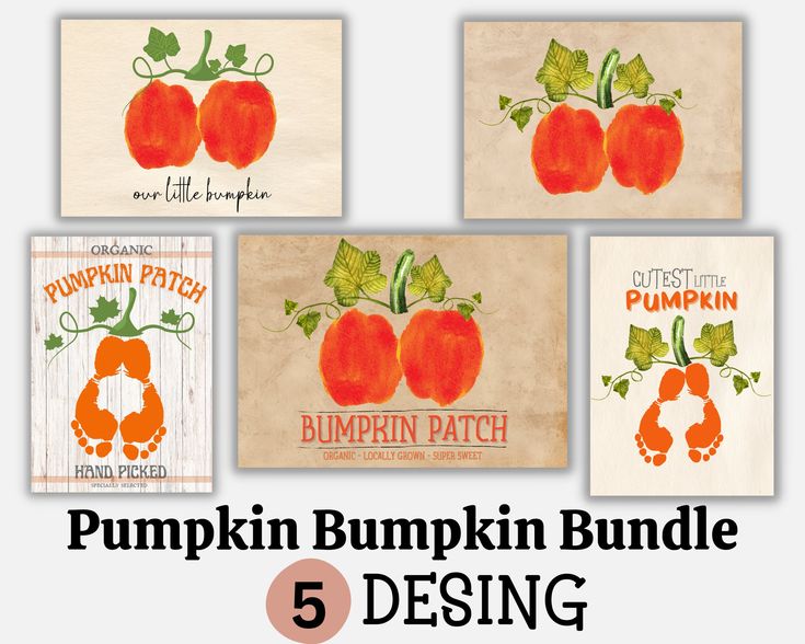 pumpkin patch bundle with 5 designs