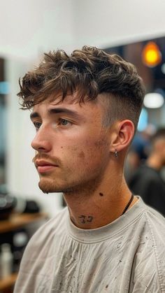 Low Taper Messy Fringe, Messy Fade Haircut Men, Men Summer Haircut, Messy Fringe Men, Crop Haircut Men, Fringe Haircut Men, French Crop Haircut, French Crop Hair Men, Mens Messy Hairstyles