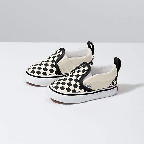 Best Toddler Shoes, Baby Vans, Kid Outfits, Vans Toddler, Vans Checkerboard, Velcro Shoes, Toddler Sneakers, Vans Slip On