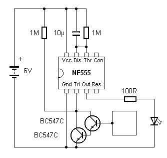 an electronic circuit diagram showing the current voltages and power source for this device, it is