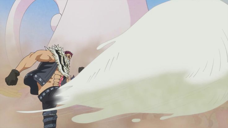 an anime character is standing in front of a giant white object with his hands on his hips