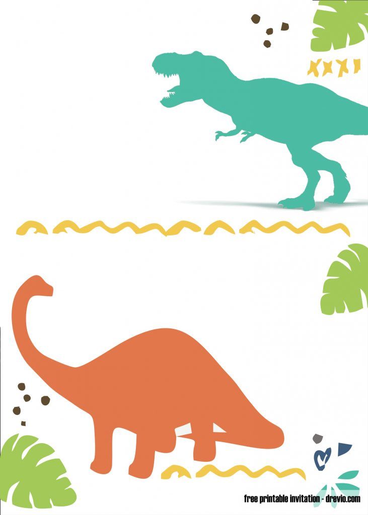 an image of two dinosaurs in different colors