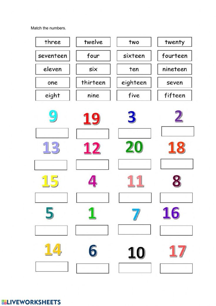 the numbers and times worksheet for children to learn how to read them in english