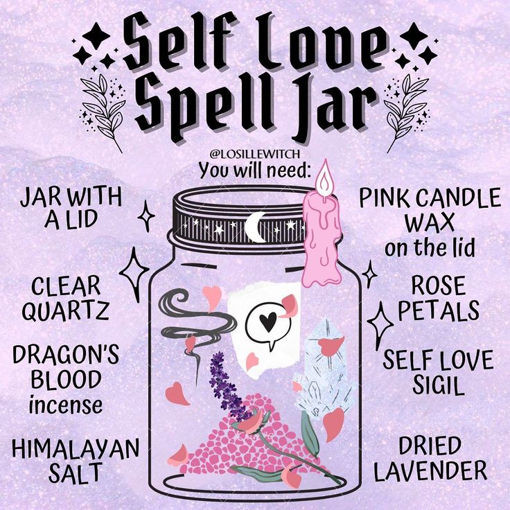 Losille’s Coven 🔮✨ on Instagram: “Self Love Spell Jar 💖🔮✨ Use it to set the intention to love YOURSELF. 🕯✨ Below is my personal blend used for love spells. If you don't…” Spell Jars Self Love, Self Love Spell Jar For Someone Else, Intention Spell Jar, Self Love Sigil, Self Love Witchcraft, Self Love Spell Jar, Love Spell Jar, Self Love Spell, Wicca Recipes