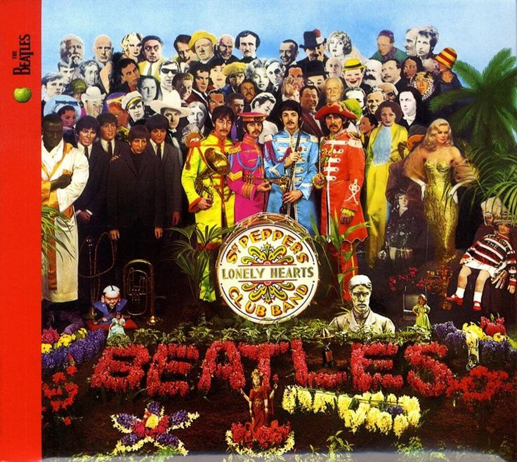 the beatles album cover art for'beatbeats ', featuring an image of their band members