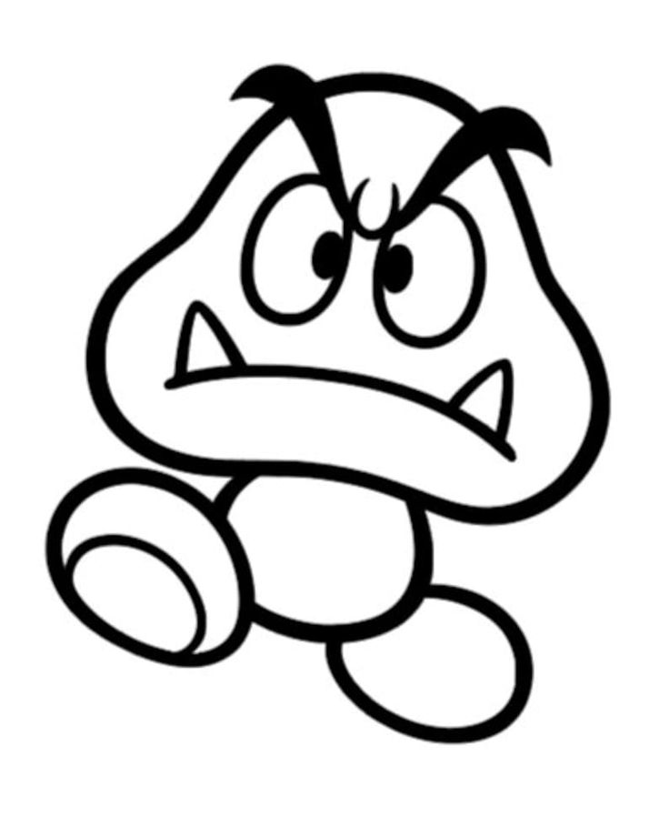 an angry looking cartoon character with big eyes