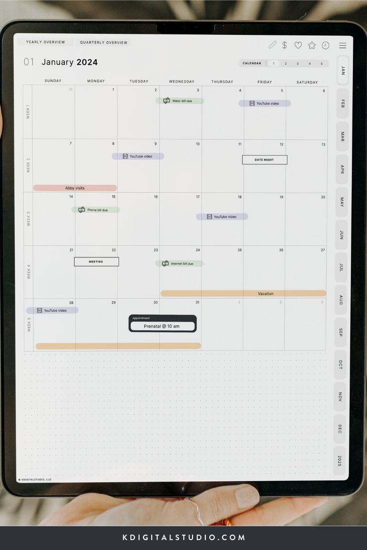 The Ultimate Digital Planner for 2024 1094 🍇 Ipad School Aesthetic, Ipad Calendar, Apple Reminders, Digital Planner Calendar, Best Digital Planner, Study Core, Notion Inspo, Notes Creative, Daily Routine Planner