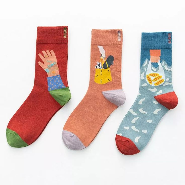 Creative Socks, Socks Design, Work Socks, Art Socks, Style Socks, Comfort Women, Unisex Gift, Tube Socks, Casual Stylish