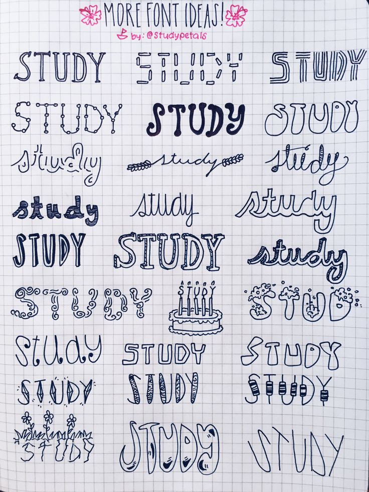 a notebook with writing on it that says study study study study study study study study study study