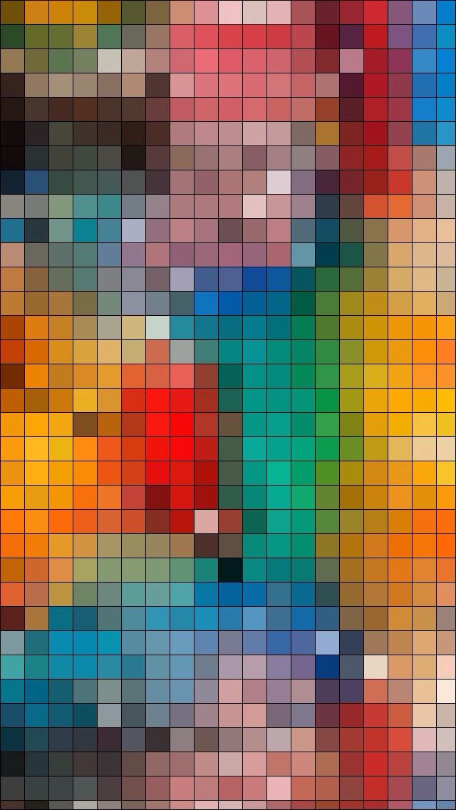 an image of colorful squares that appear to be multicolored