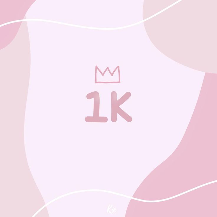 a pink background with the letter k and a crown on it's back side