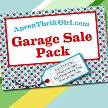 the garage sale pack is open and ready to be used