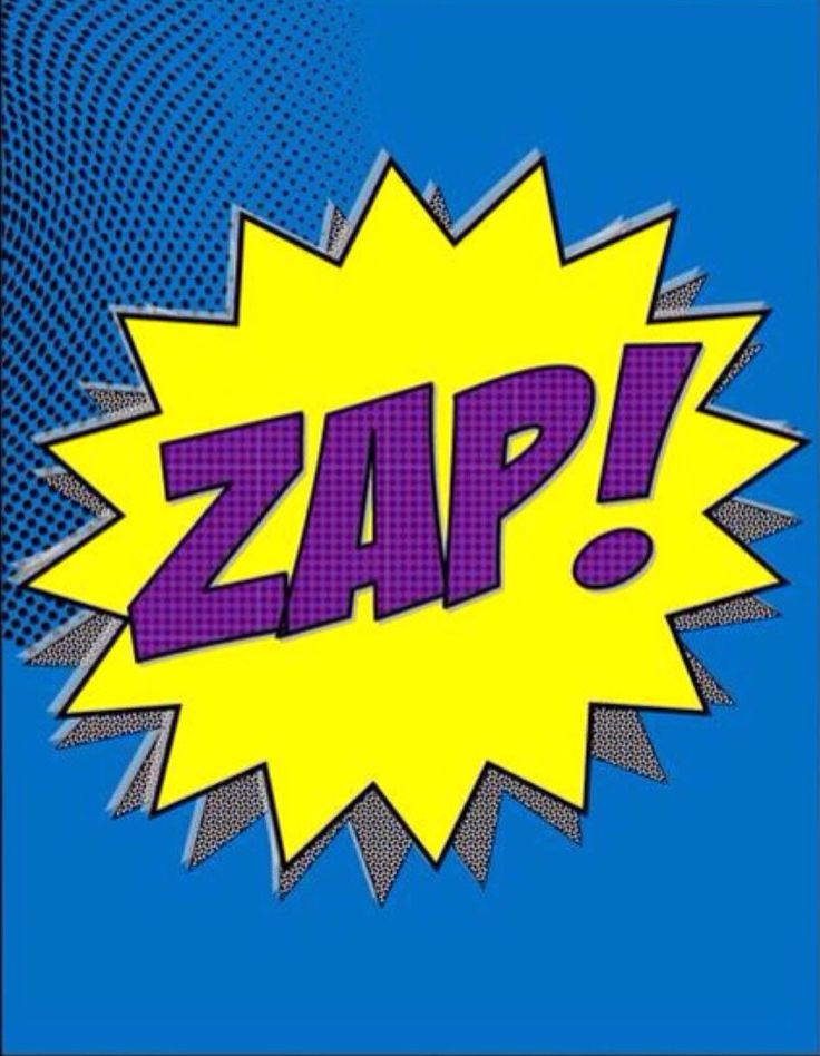 a comic book cover with the word zap