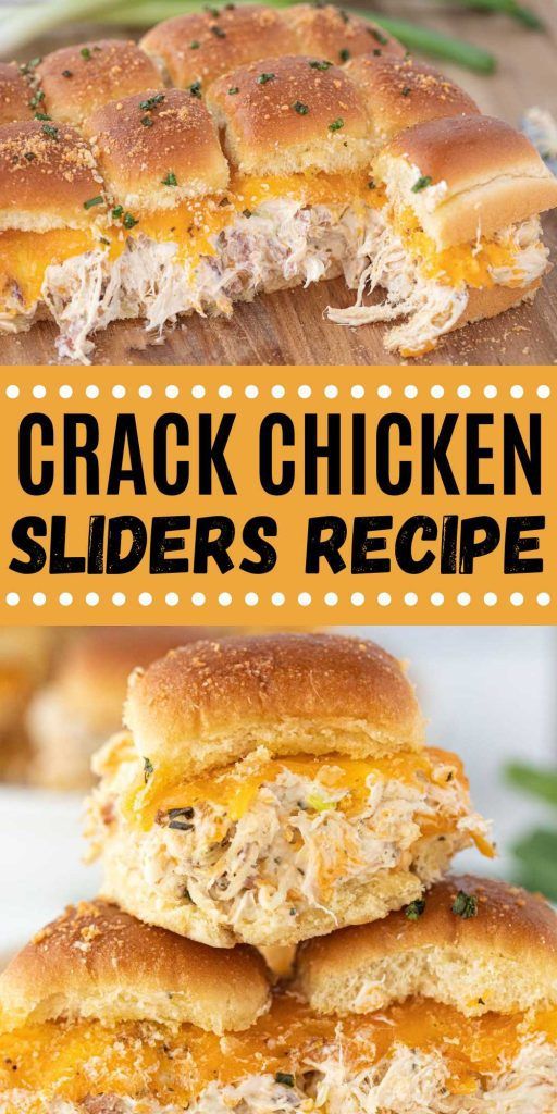 the chicken sliders are stacked on top of each other and ready to be eaten