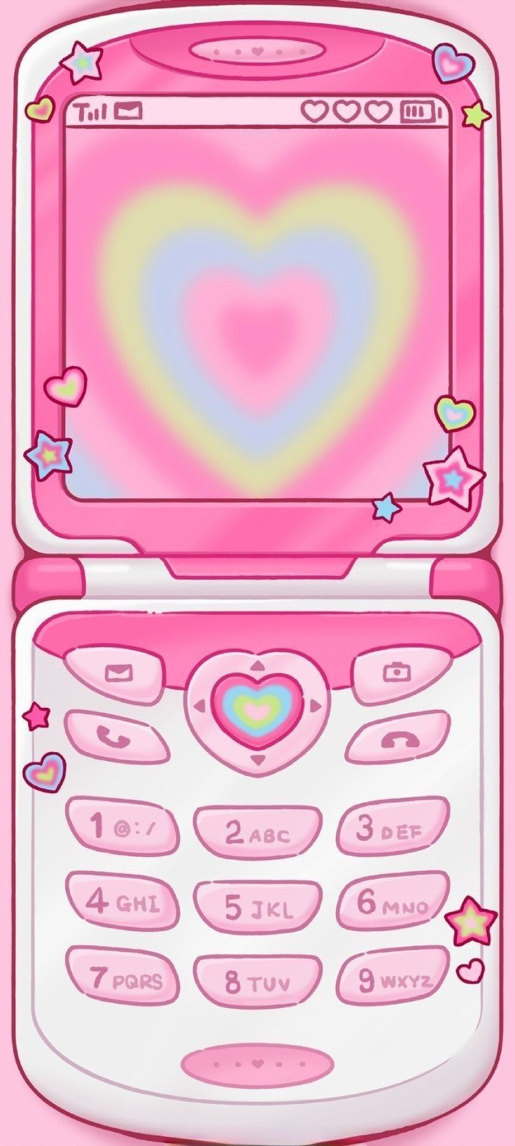 Samsung Flip Wallpaper, Flip Wallpaper, Wallpapers Samsung, Samsung Flip, Y2k Background, Phone Lockscreen, Phone Wallpaper Pink, Sailor Moon Wallpaper, Retro Phone