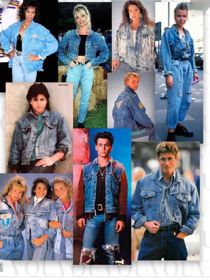 1980 Denim Fashion, Denim On Denim Outfit 80s, 80s Fashion Guide, Fashion From The 80s Outfits, 1980s Denim Fashion, Different 80s Styles, 80s Denim Fashion, 80s Double Denim Outfit, 80s Bodysuit Outfit