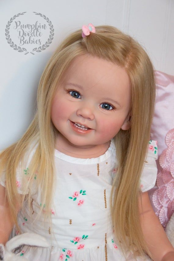 CUSTOM ORDER Reborn Toddler Doll Baby Girl Cammi by Ping Lau image 1 Reborn Child, Reborn Nursery, Reborn Toddler Dolls, Reborn Doll Kits, Realistic Baby Dolls, Reborn Toddler, Realistic Dolls, Toddler Dolls, Vinyl Dolls