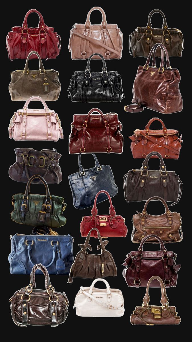 Best Coach Bags, Trendy Collage, Fashion Thrift, Wallpaper Widget, 00s Mode, Music House, Prada Vintage, Vintage Designer Bags, Bags Prada