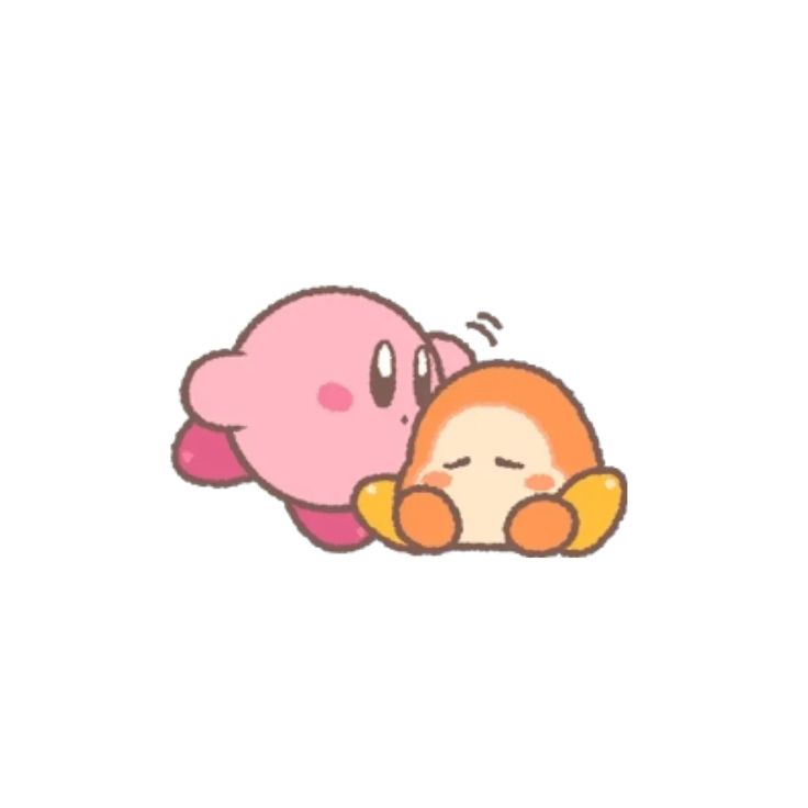 Waddle Dee Tattoo, Kirby Simple, Kirby Prints, Kirby Ios, Kirby Matching Pfp, Happy Kirby, Kirby Widgets, Kirby Stickers, Kirby Icons