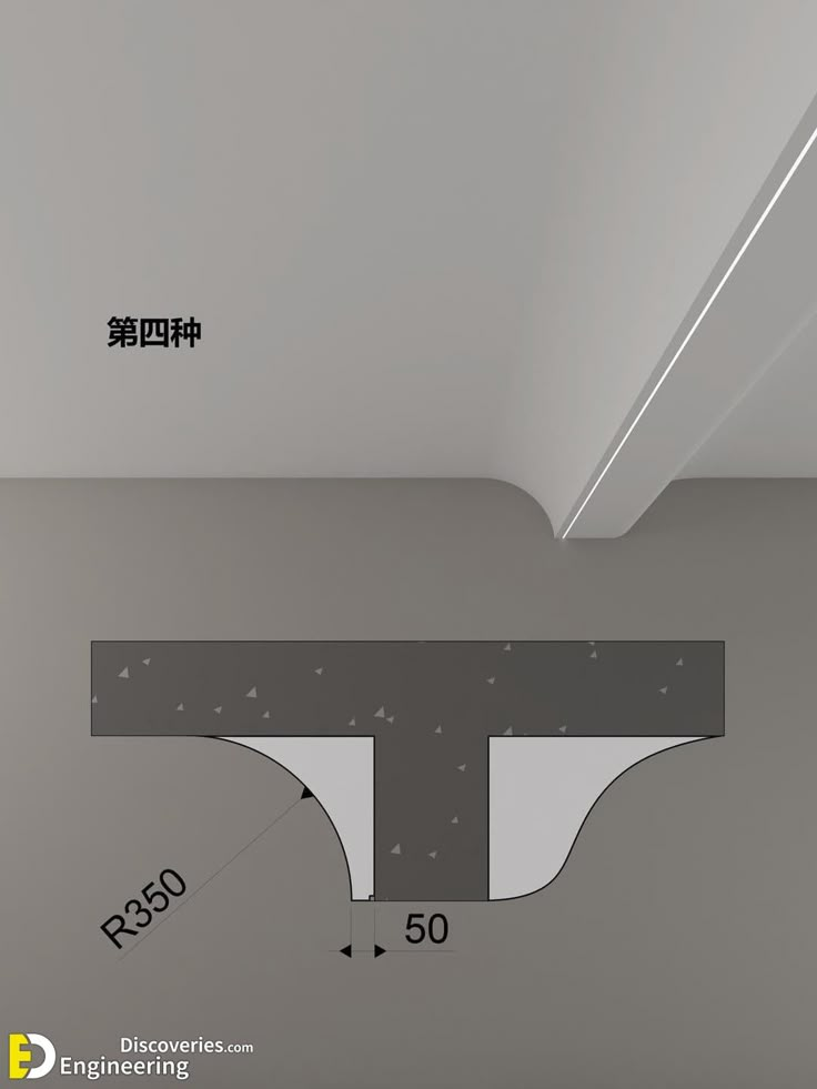 an architectural drawing of a bridge with numbers on the bottom and one in the middle