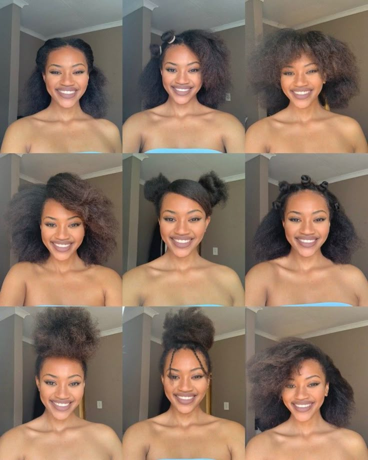 Natural Hair Afro Styles Black Women, Short Natural Blowout Hairstyles, 4c Interview Hairstyles, Vacation Natural Hair, Natural Afro Hairstyles 4c Hair, 4c Professional Hairstyles, Professional 4b Hairstyles, Tension Free Natural Hairstyles, Natural Fro Styles Black Women