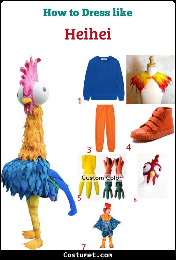 an image of how to dress like heinei from sesame the movie costume contest