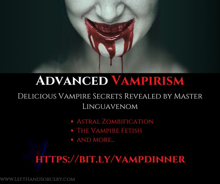 an advertisement for a vampire party with blood dripping from her mouth