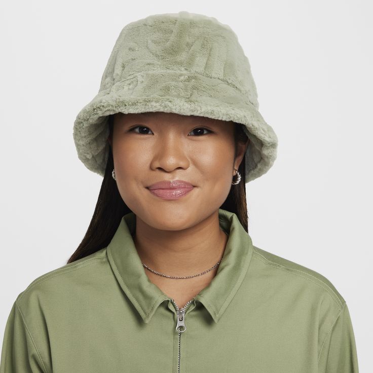 What's fuzzy and covered in Swoosh logos? This bucket hat, of course. Plush faux fur keeps it supersoft and wildly comfortable, so you feel as good as you look. Velvet Bucket Hat, Fluffy Hat, Kids Bucket Hat, Kid Lifestyle, Reference Poses, Big Kids, Bucket Hat, Art Reference, Faux Fur