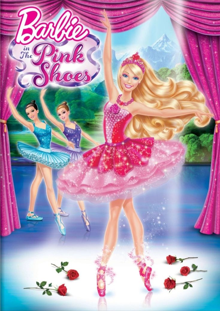 barbie the pink shoes movie poster