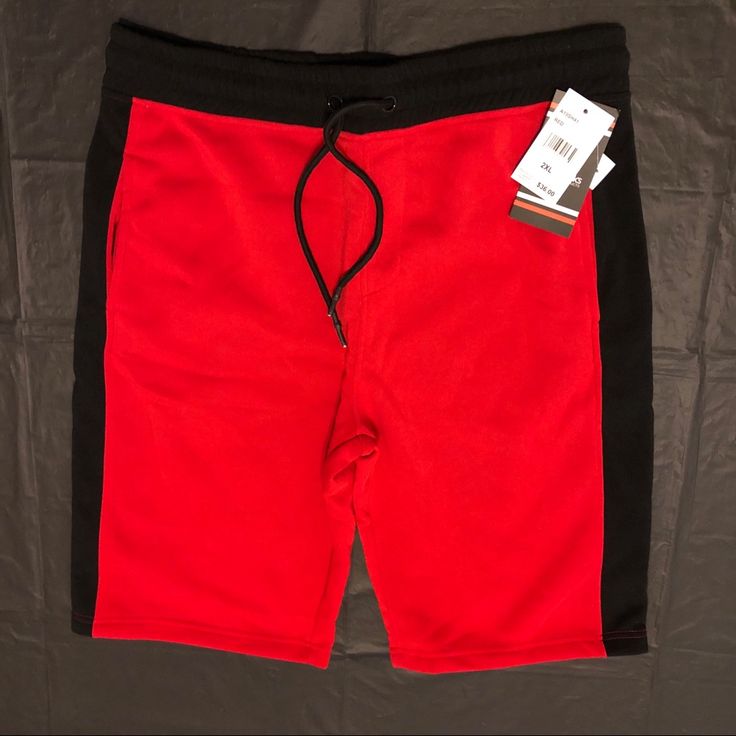 Akademiks Short Pants Red Athleisure Bottoms With Elastic Waistband, Red Bottoms With Built-in Shorts For Streetwear, Red Streetwear Shorts, Red Athleisure Bottoms With Pockets, Red Short Bottoms For Streetwear, Red Sports Pants For Summer, Red Short Length Bottoms For Streetwear, Red Streetwear Bottoms With Built-in Shorts, Red Bottoms With Elastic Waistband And Short Leg