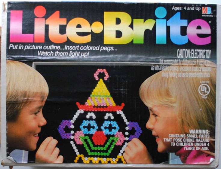 two children are playing with a bead kit on the cover of a magazine called little britie