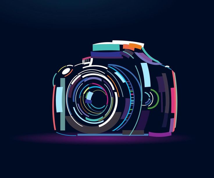 a digital camera on a dark background