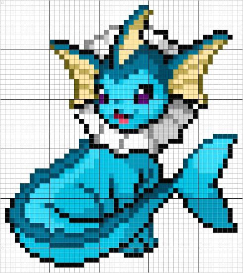 an image of a pixel art style stitching pattern