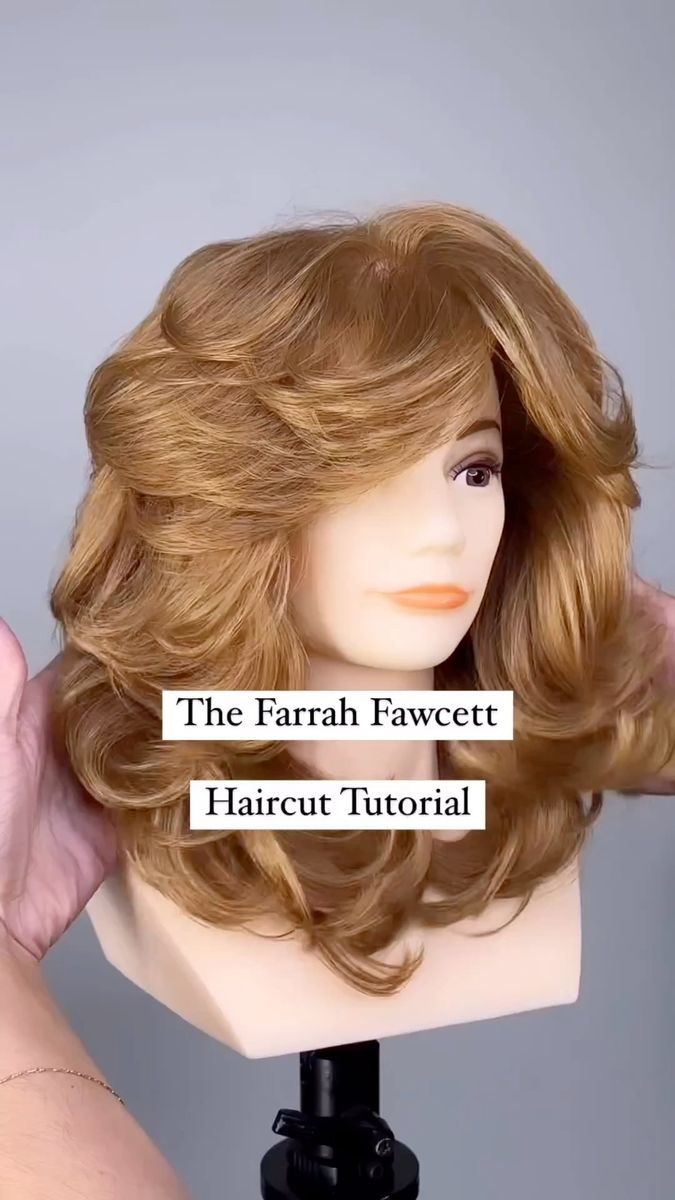 70s Blowout Hair Tutorial, Farrah Fawcett Haircut, 70s Haircuts, Farah Fawcett Hair, 70’s Hair, Blowout Hair Tutorial, 70s Hair, Hair Curling Tips, Diy Haircut