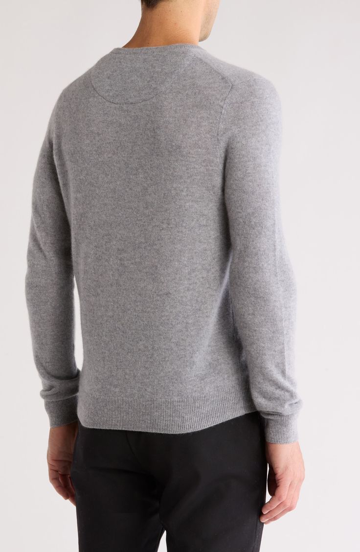 Elevated in luxe cashmere, this crewneck sweater boasts timeless appeal. Crewneck Long sleeves 100% cashmere Dry clean Imported Cashmere Sweater, Crewneck Sweater, Cashmere Sweaters, Crew Neck Sweater, Nordstrom Rack, Cashmere, Dry Clean, Nordstrom, Long Sleeves