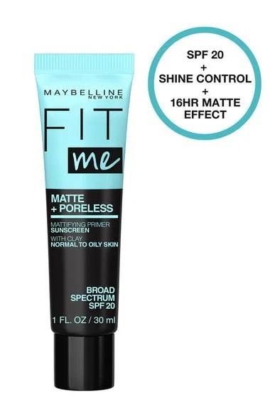 FIT ME! MATTE + PORELESS MATTIFYING FACE PRIMER MAKEUP Primers For Oily Skin, Best Face Primer, Poreless Primer, Party Eye Makeup, Makeup Flawless, Pore Eraser, Primer Makeup, Fit Me Matte And Poreless, Mattifying Primer