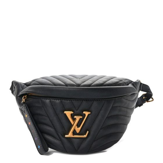 This is an authentic LOUIS VUITTON Monogram New Wave Bumbag in Black. This stylish belt bag is crafted of quilted black calfskin leather with a prominent gold LV logo on the front. The bag features an adjustable black leather waist strap and multicolor monogrammed zipper pull. This opens the bag to a black fabric interior. Bumbag Louis Vuitton, Louis Vuitton Belt Bag, Louis Vuitton Bum Bag, Louis Vuitton Bumbag, Black Louis Vuitton, Lv Logo, Louis Vuitton Crossbody Bag, Louis Vuitton Crossbody, Louis Vuitton Black