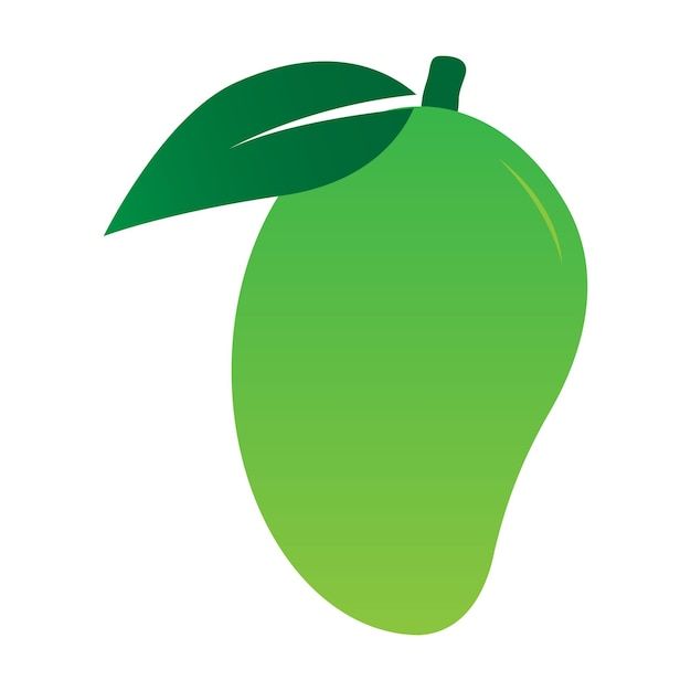 a green apple with a leaf on top